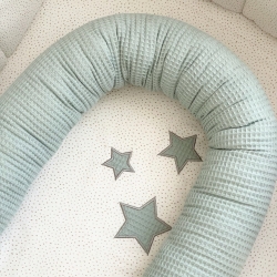 Protecție pentru somn - Baby Nest Stars vafă mentă